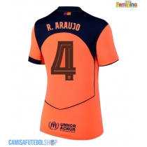 Camisa de time de futebol Barcelona Ronald Araujo #4 Replicas 3º Equipamento Feminina 2025-26 Manga Curta